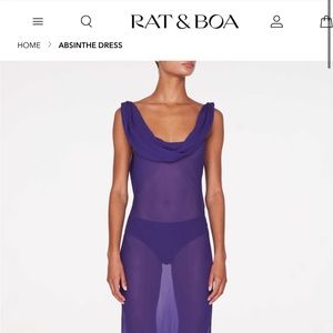 Rat and Boa Ansinthe Dress